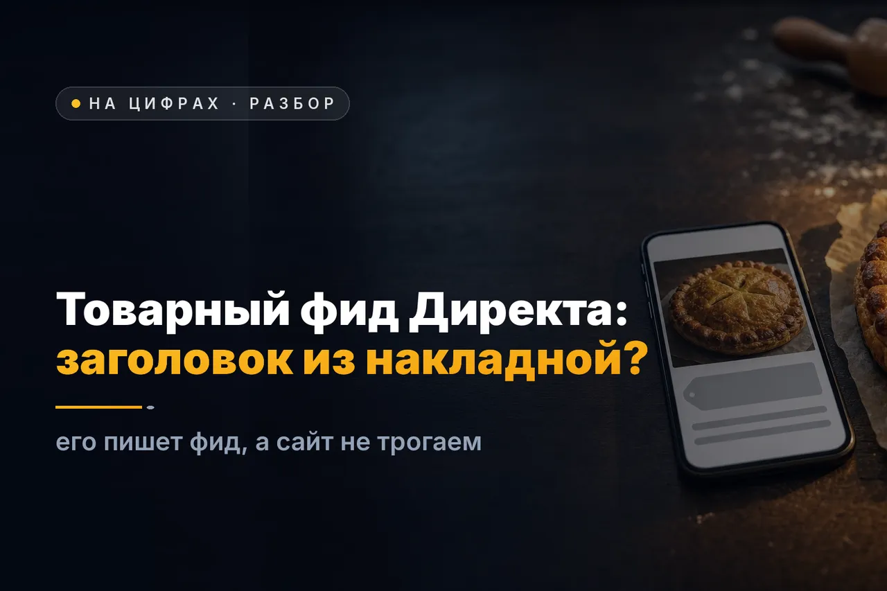 Товарный фид для Яндекс Директа: продающие заголовки без правки сайта